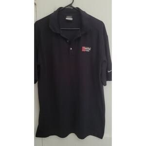Nike Golf Polo Shirt Ketel One Vodka Mens Large Black Casual